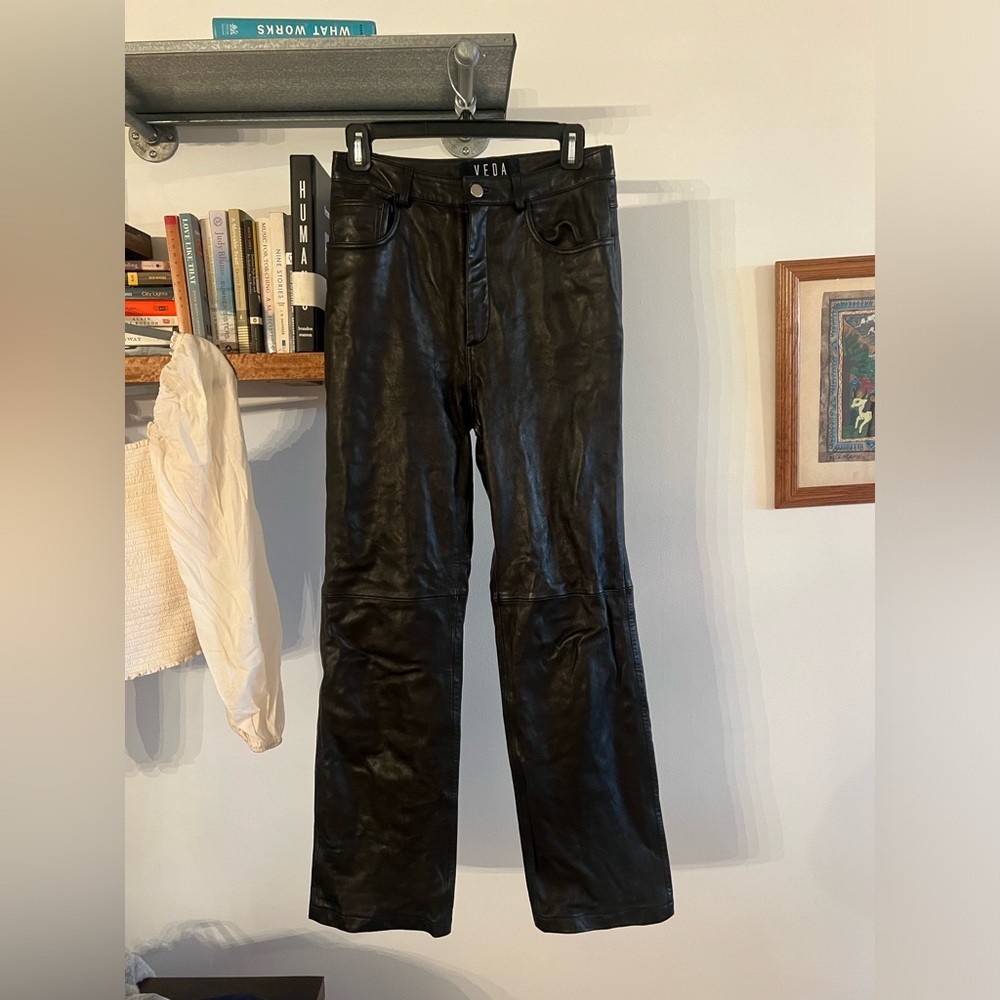 Reformation Veda Cynthia leather pants